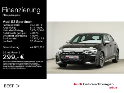 Brugt Audi S3 Ambiente 333 HK (244 kW) 2024 Sort Sedan