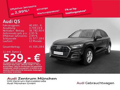 Gebraucht Audi Q5 Ambiente 204 PS (150 kW) 2024 Brillantschwarz SUV