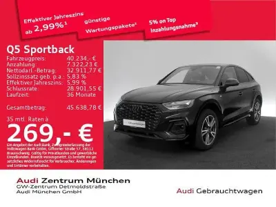 Gebraucht Audi Q5 Sportback S-Line 204 PS (150 kW) 2023 Schwarz SUV