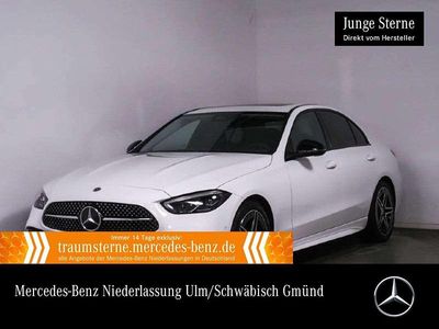 Weiß Gebraucht 2024 Mercedes C200 AMG line Limousine | 40.890 € (Teuer)