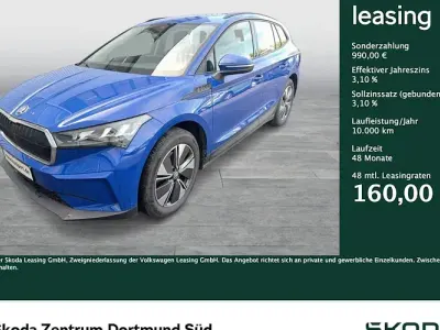 Begagnad Skoda Enyaq iV Loft 108 kW (148 HK) 2023 Blå SUV