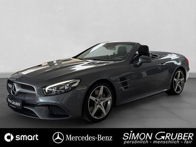 Grau Gebraucht 2019 Mercedes SL400 AMG Cabrio | 68.500 € (Teuer)