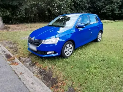 Gebraucht Skoda Fabia 55 PS (40 kW) 2019 Blau Kleinwagen