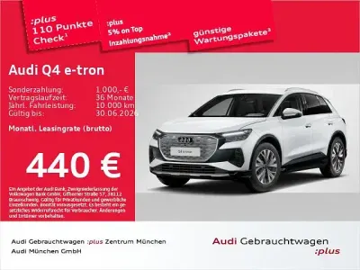 Gebraucht Audi Q4 e-tron Ambiente 210 kW (286 PS) 2025 Gletscherweiß metallic SUV