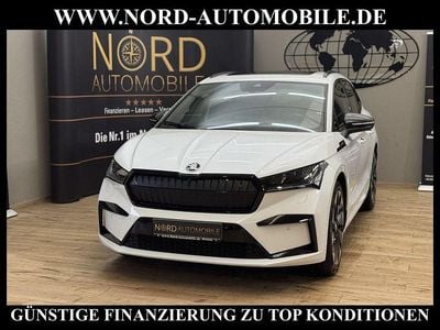 Moonweiss metallic (metallic) Gebraucht 2021 Skoda Enyaq iV SportLine SUV | 25.990 € (Fairer Preis)