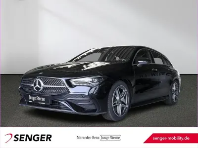 Gebraucht Mercedes CLA200 Shooting Brake AMG 163 PS (119 kW) 2025 Unilack nachtschwarz Kombi