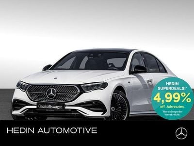 Gebraucht Mercedes E300 AMG line 313 PS (230 kW) 2025 Unilack polarweiß Limousine