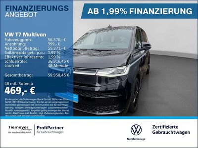 Gebraucht VW Multivan Style 150 PS (110 kW) 2025 Schwarz Van