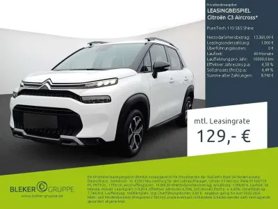 Brugt Citroën C3 Aircross Shine 110 HK (80 kW) 2023 Hvid SUV