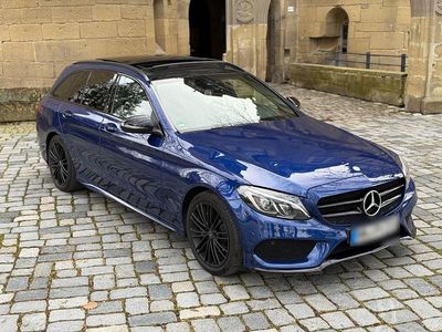 Gebraucht Mercedes C220 AMG line 170 PS (125 kW) 2016 Blau Kombi