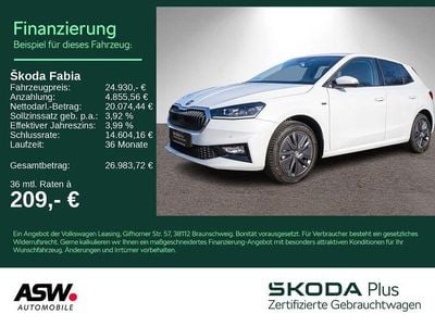 Moonweiss metallic Gebraucht 2025 Skoda Fabia Tour Limousine | 24.930 € (Fairer Preis)