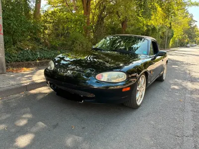Gebraucht Mazda MX5 110 PS (80 kW) 2000 Schwarz Cabrio