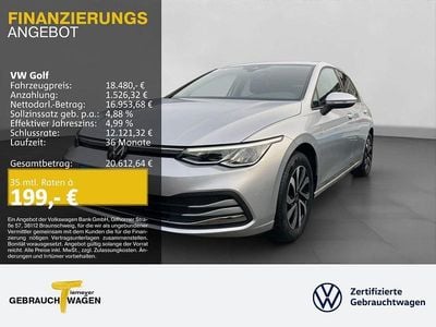 Reflexsilber metallic Gebraucht 2021 VW Golf Active Limousine | 17.980 € (Guter Preis)