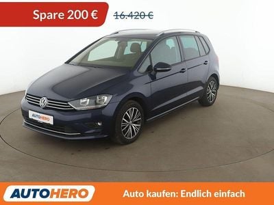 Gebraucht VW Golf Sportsvan Allstar 110 PS (80 kW) 2016 Blau Van / Kleinbus