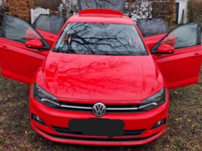 Second-hand VW Polo Comfortline 95 CP (69 kW) 2018 Roșu Hatchback