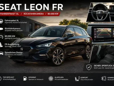 Gebraucht Seat Leon ST FR 150 PS (110 kW) 2021 Schwarz Kombi