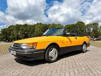 Brugt Saab 900 Cabriolet 175 HK (128 kW) 1991 Gul Cabriolet