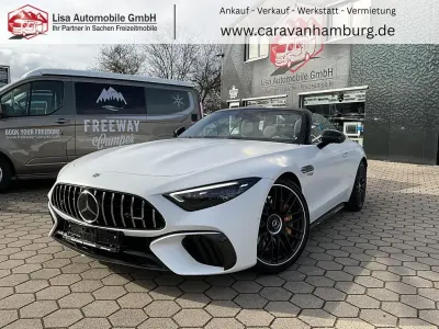 Gebraucht Mercedes SL63 AMG Premium Plus 585 PS (430 kW) 2022 Weiß Cabrio
