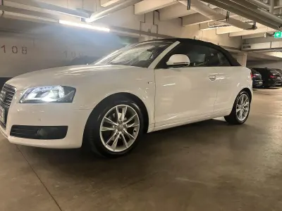 Gebraucht Audi A3 Cabriolet S-Line 160 PS (117 kW) 2009 Weiß Cabrio