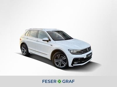 Pure white Gebraucht 2017 VW Tiguan R-line SUV | 22.890 € (Guter Preis)
