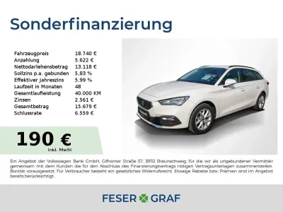 Gebraucht Seat Leon ST Style 150 PS (110 kW) 2022 Weiß Kombi