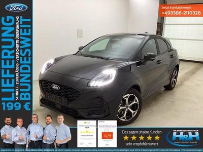 Schwarz (metallic) Gebraucht 2025 Ford Puma ST-Line X SUV | 26.740 € (Etwas zu teuer)