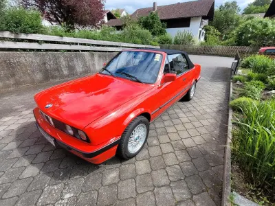 Gebraucht BMW 318 Cabriolet Performance 113 PS (83 kW) 1991 Rot Cabrio