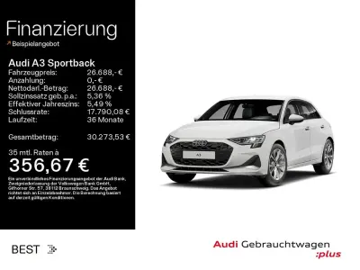 Gebraucht Audi A3 Advanced Plus 116 PS (85 kW) 2024 Weiß Limousine