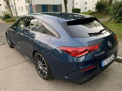 Usata Mercedes CLA200 Shooting Brake AMG line 163 CV (119 kW) 2021 Blu Station wagon
