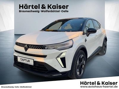 Neu Renault Captur Techno 141 PS (103 kW) 2025 Perlmuttweiß metallic, black pearlschwarz metall (weiß) SUV