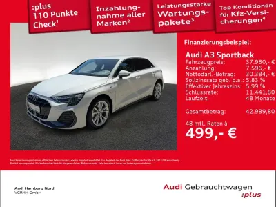 Occasion Audi A3 S-Line 204 ch (150 kW) 2025 Blanc Berline