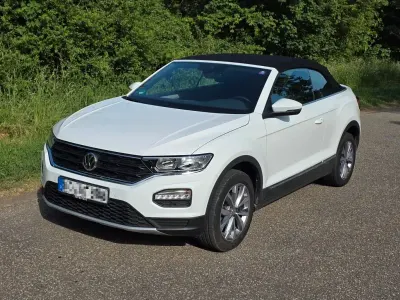 Gebraucht VW T-Roc Cabriolet Style 150 PS (110 kW) 2020 Weiß Cabrio