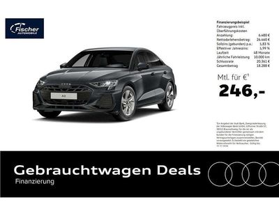 Brugt Audi A3 S-Line 150 HK (110 kW) 2025 Grå Sedan
