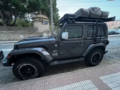 Gebraucht Jeep Wrangler Sahara 272 PS (200 kW) 2019 Silber SUV