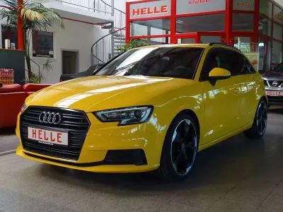 Occasion Audi A3 S-Line 150 ch (110 kW) 2018 Jaune Berline