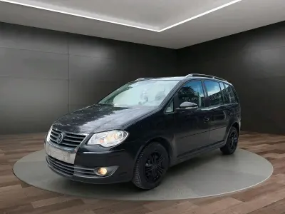 Gebraucht VW Touran 105 PS (77 kW) 2009 Schwarz Van / Kleinbus