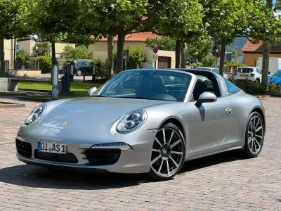 Brugt Porsche 911 Targa 4 349 HK (256 kW) 2014 Sølv Cabriolet