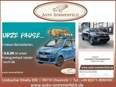 Neu Dacia Duster Journey 131 PS (96 kW) 2025 Schwarz Limousine