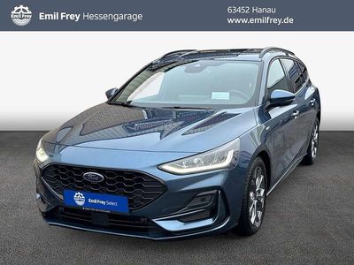 Gebraucht Ford Focus ST-Line X 125 PS (91 kW) 2023 Chroma blau metallic Kombi