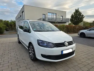 Gebraucht VW Sharan 184 PS (135 kW) 2018 Weiß Van / Kleinbus