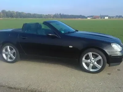 Gebraucht Mercedes SLK230 190 PS (139 kW) 2000 Schwarz Cabrio