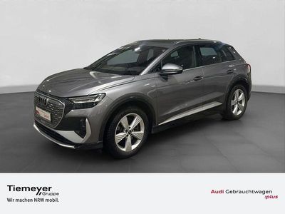 Grau Gebraucht 2022 Audi Q4 e-tron S-Line SUV | 40.860 € (Etwas zu teuer)