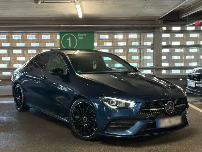 Brugt Mercedes CLA200 AMG 163 HK (119 kW) 2020 Blå Coupe