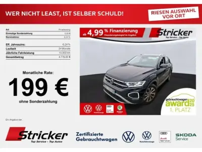 Second-hand VW T-Roc Style 150 CP (110 kW) 2023 Negru SUV