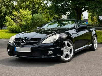 Gebraucht Mercedes SLK200 184 PS (135 kW) 2009 Schwarz Cabrio