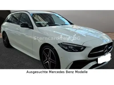 Gebraucht Mercedes C180 AMG 170 PS (125 kW) 2025 Polarweiß Kombi