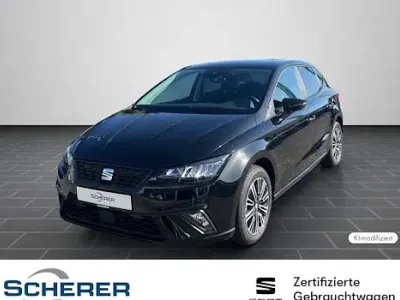 Gebraucht Seat Ibiza Style 95 PS (69 kW) 2025 Midnight schwarz metallic (metallic) Kleinwagen