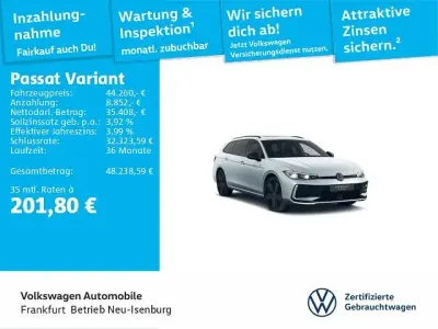 Gebraucht VW Passat R-line 177 PS (130 kW) 2025 F0 oyster silver metallic Kombi