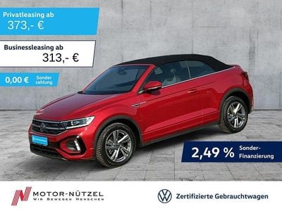 Gebraucht VW T-Roc Cabriolet R-line 150 PS (110 kW) 2025 Kings red metallic Cabrio