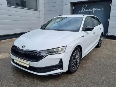 Gebraucht Skoda Octavia SportLine 150 PS (110 kW) 2024 Weiß Kombi